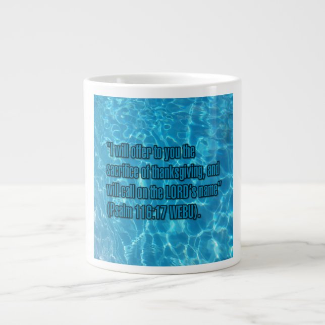 Psalm 116:17 WEBU Mug (Front)