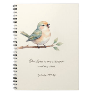 Psalm 118:14 with Bird Notebook