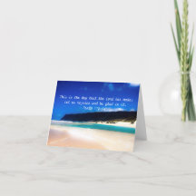 Psalm 118:24 Folded Greeting Card