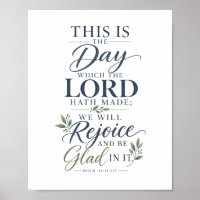 Psalm 118:24 KJV This Is the Day Bible Verse 