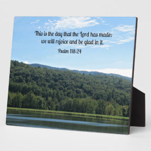 Psalm 118:24 This is the day... Plaque
