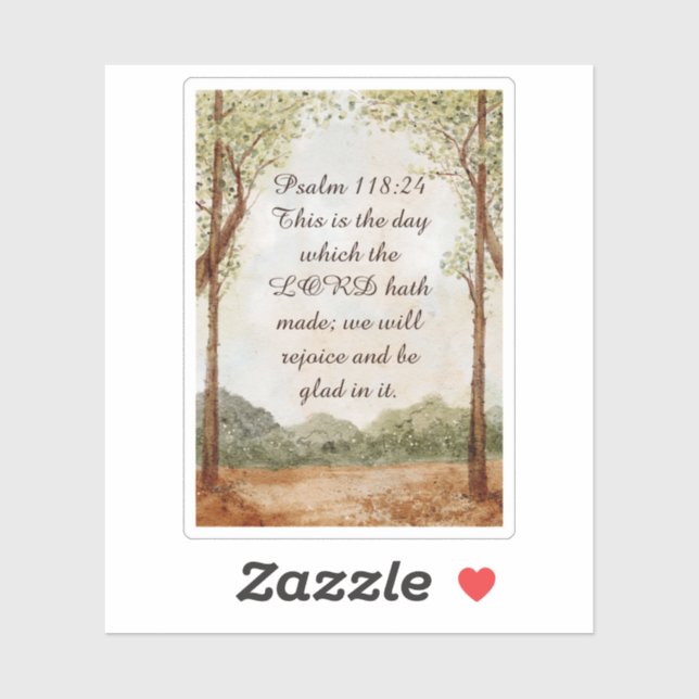 Psalm 118:24 This is the Day Romantic Trees (Sheet)