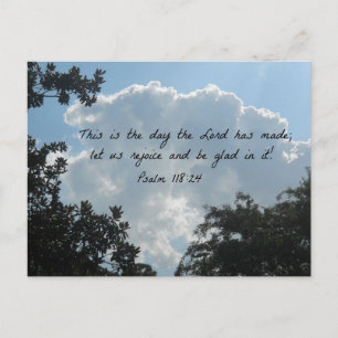 Psalm 118:24 This is the day the Lord... Postcard