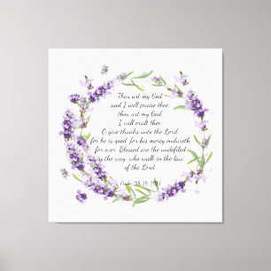 Psalm 118: 28 -119:1 acrylic print