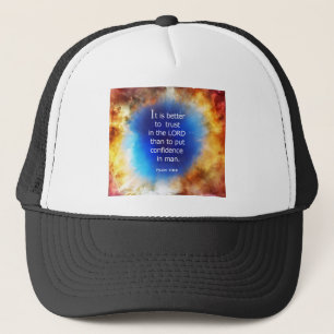 Psalm 118:8 trucker hat
