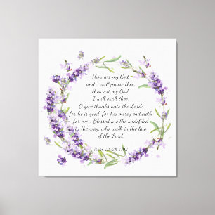 Psalm 118 canvas print