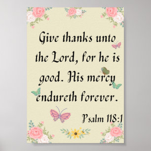  Psalm 118 Poster