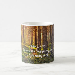 Psalm 119:105 coffee mug