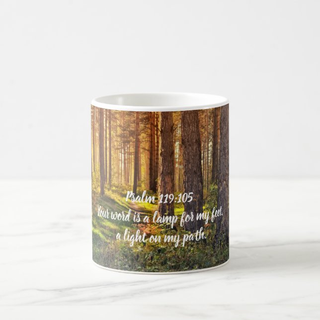 Psalm 119:105 coffee mug (Center)