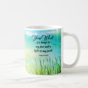 Psalm 119:105 Your Word is a lamp unto my feet Coffee Mug