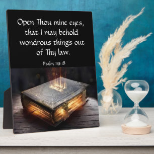 Psalm 119:18   plaque