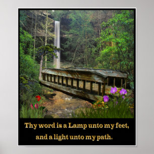 Psalm 119 Christian poster
