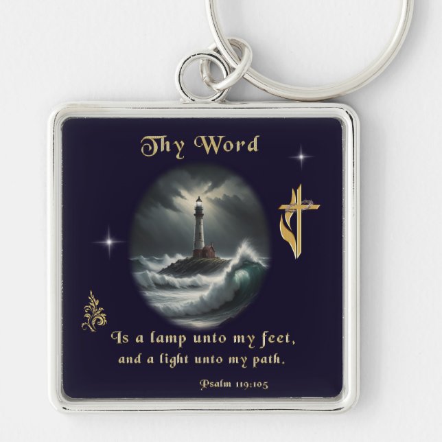 Psalm 119 keychain (Front)