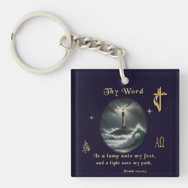Psalm 119 keychain (Front)