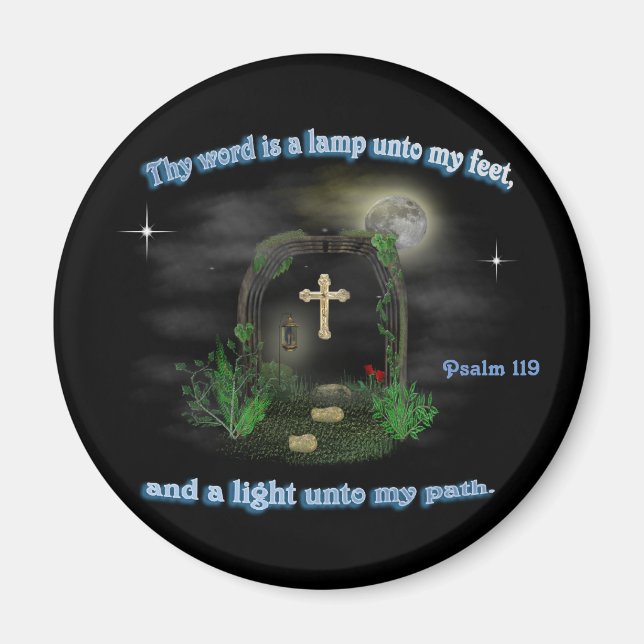 Psalm 119 magnet (Front)
