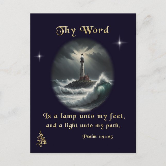 Psalm 119 postcard (Front)