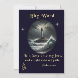 Psalm 119 thank you card