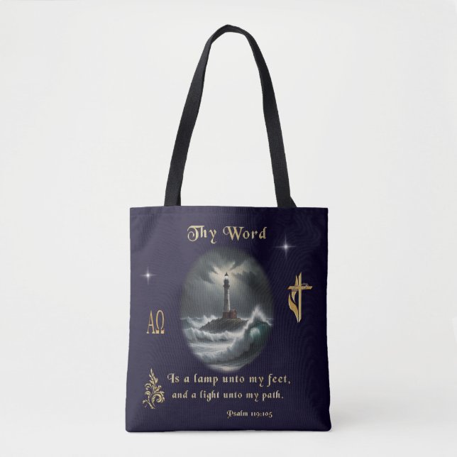 Psalm 119 tote bag (Front)