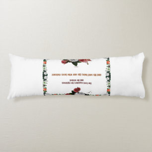 Psalm 11:5, No Violence Body Pillow