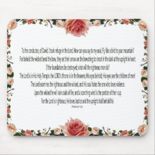 Psalm 11, I took refuge in the Lord Mouse Pad