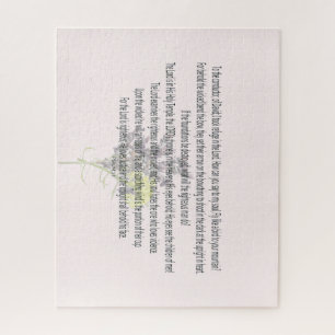 Psalm 11 Scripture Art - Divine Justice & Trust Jigsaw Puzzle