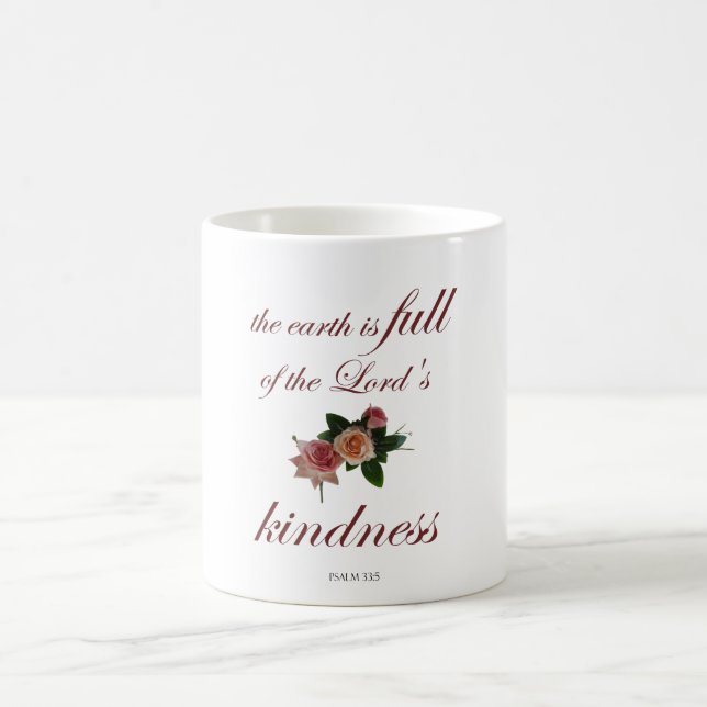 Psalm 11 Scripture Art - Divine Justice & Trust Magic Mug (Center)