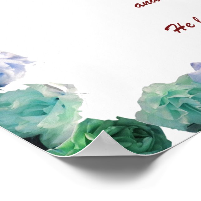 Psalm 11 Scripture Art - Trust in the Lord Poster (Corner)