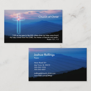 Psalm 121; 1-2 Christian Business Card