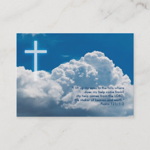 Psalm 121; 1-2 - Christian Business Card