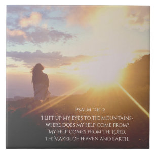 Psalm 121:1-2 My help comes from the LORD Tile