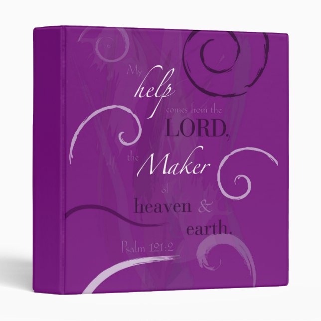 Psalm 121:2 binder (Front/Spine)