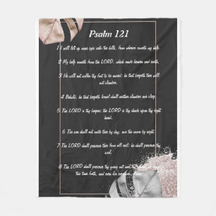 Psalm 121  fleece blanket