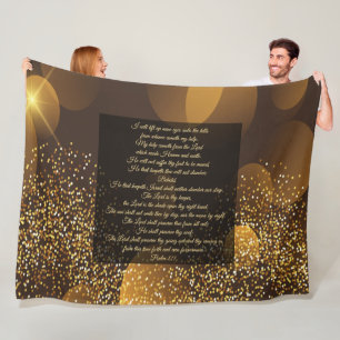 Psalm 121  fleece blanket