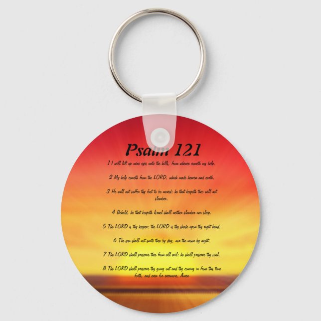 Psalm 121 keychain (Front)