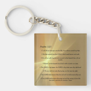 Psalm 121   keychain
