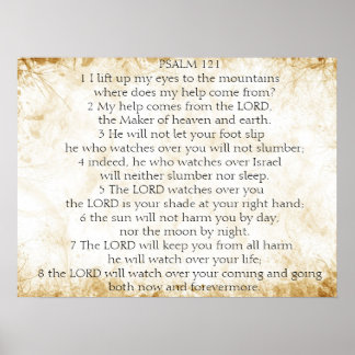 psalm 121 poster