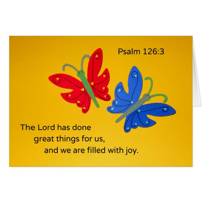 Psalm 126:3 The Lord has done great things for us. (Front Horizontal)