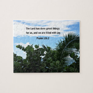Psalm 126:3 The Lord has done great things... Jigsaw Puzzle