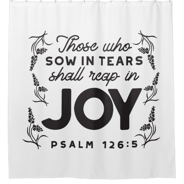 Psalm 126:5 Scripture Typography – Reap in Joy (Front)