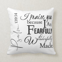 Psalm 139:14 Fearfully Wonderfully Made Christian