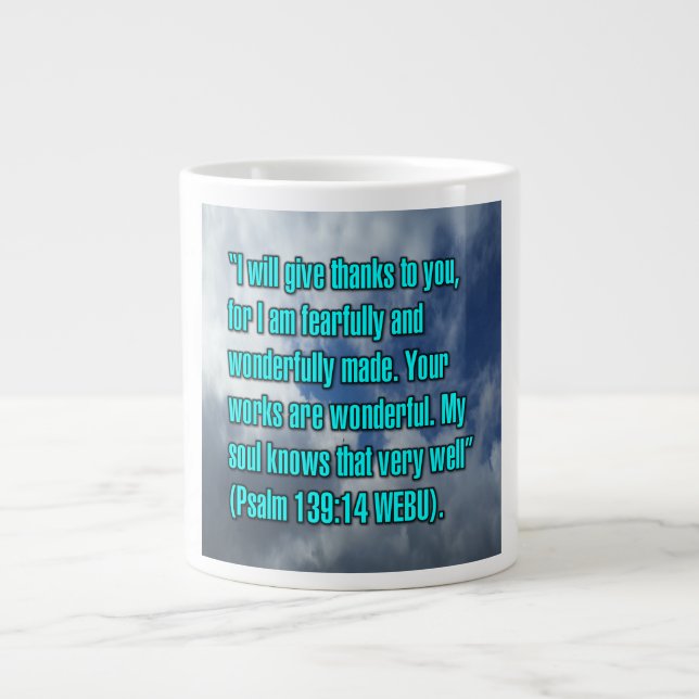 Psalm 139:14 WEBU Mug (Front)