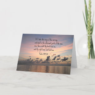 Psalm 139: 9,10 card