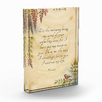 Psalm 143:8 Christian Bible Verse Art
