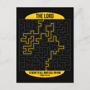 Psalm 145:18 postcard