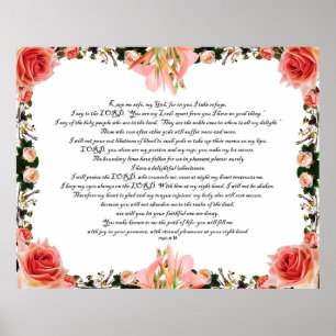 Psalm 16, Bible Verse, Wall Decor