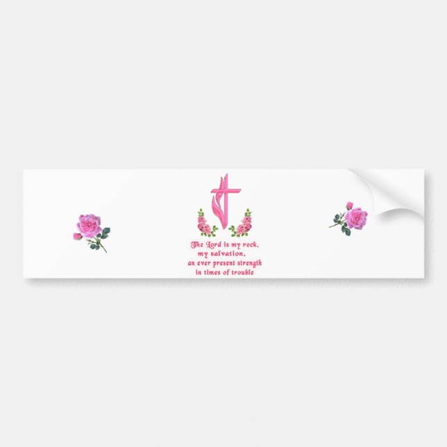 Psalm 18:2  bumper sticker (Front)