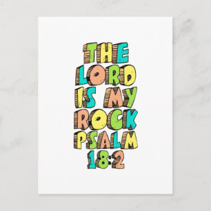 Psalm 18:2 postcard