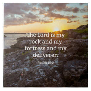 Psalm 18:2, scripture verse tile