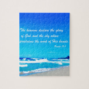 Psalm 19:1 jigsaw puzzle