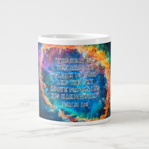 Psalm 19:1 The Heavens Declaring God's Glory Large Coffee Mug